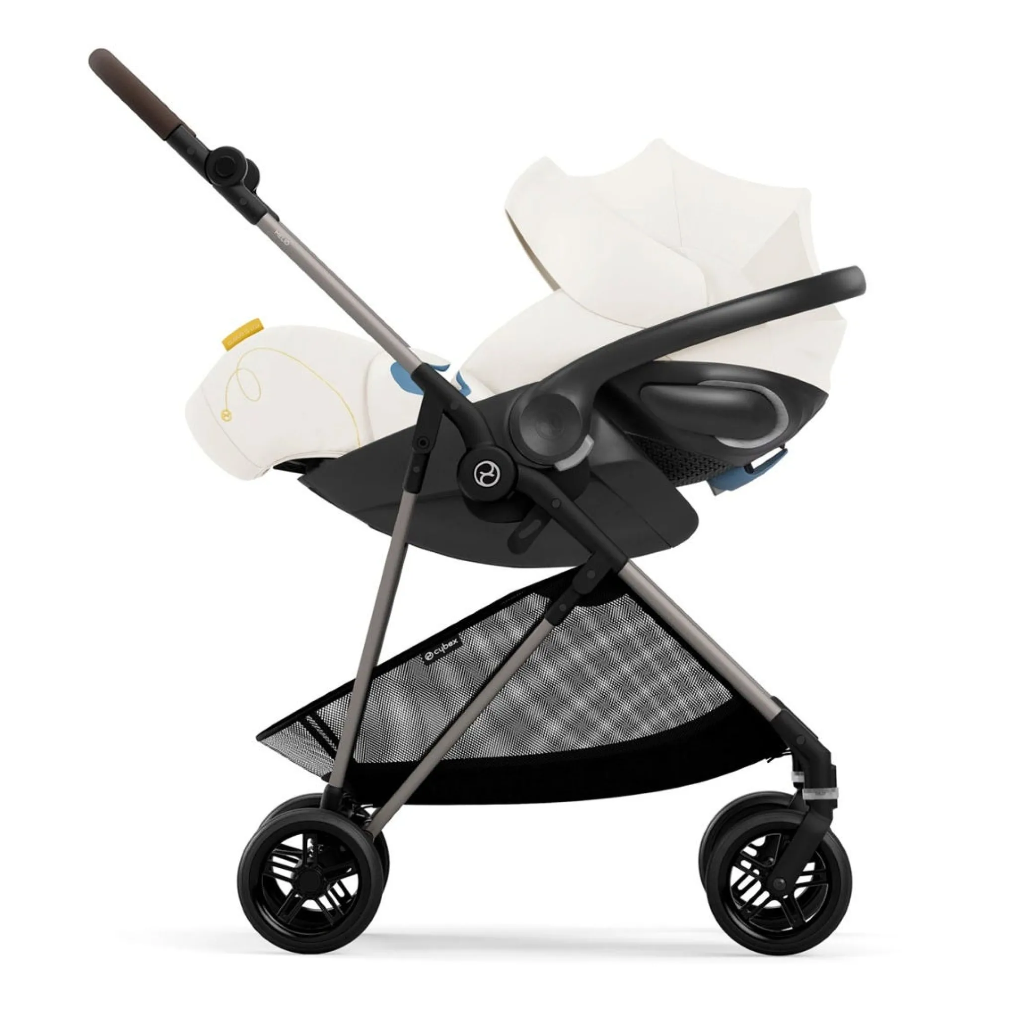 Kids Cybex Cloud G Lux Comfort Extend Infant Car Seat 4-35lb - Seashell Beige