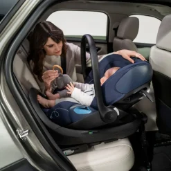 Kids Cybex Cloud G Lux Comfort Extend Infant Car Seat 4-35lb - Ocean Blue