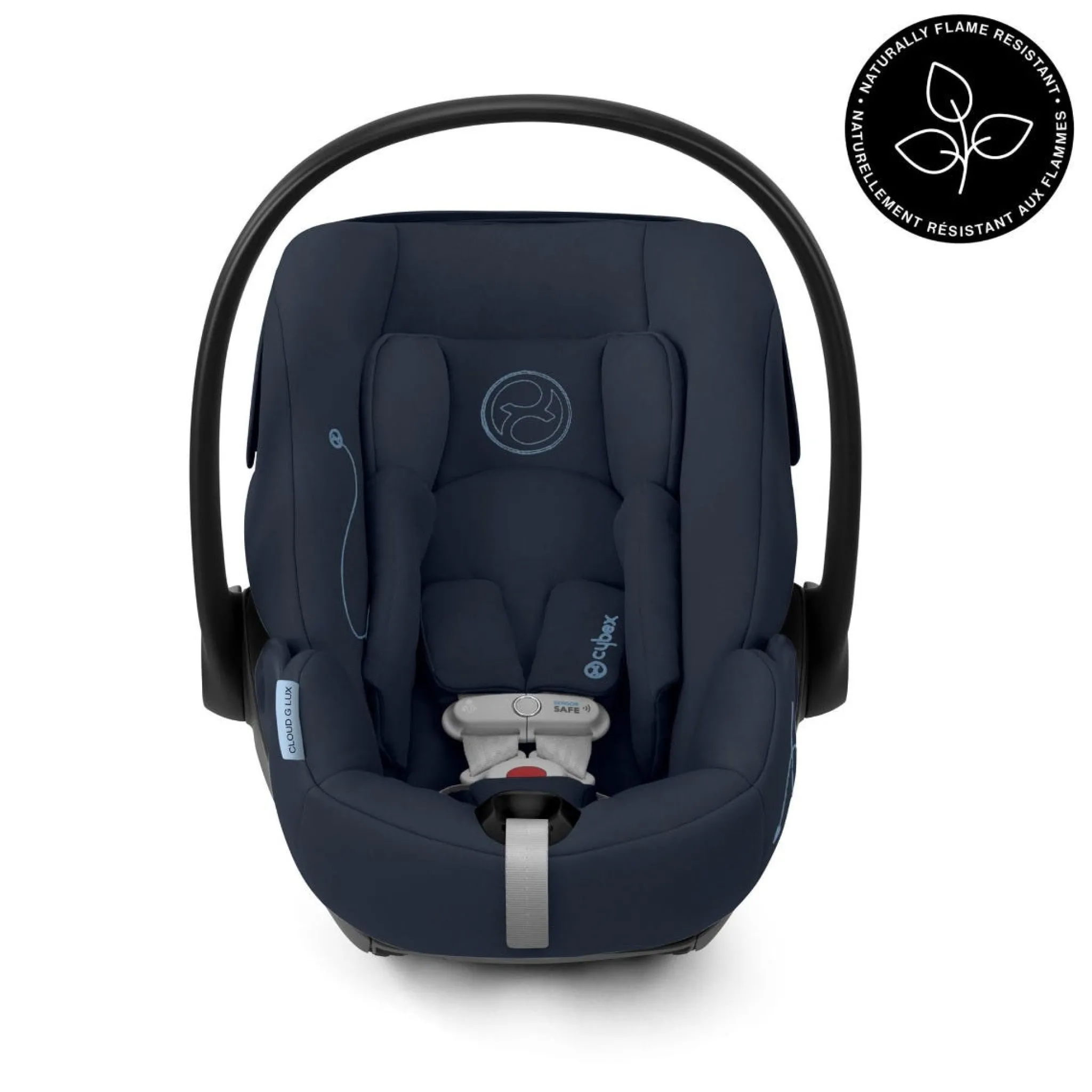 Kids Cybex Cloud G Lux Comfort Extend Infant Car Seat 4-35lb - Ocean Blue
