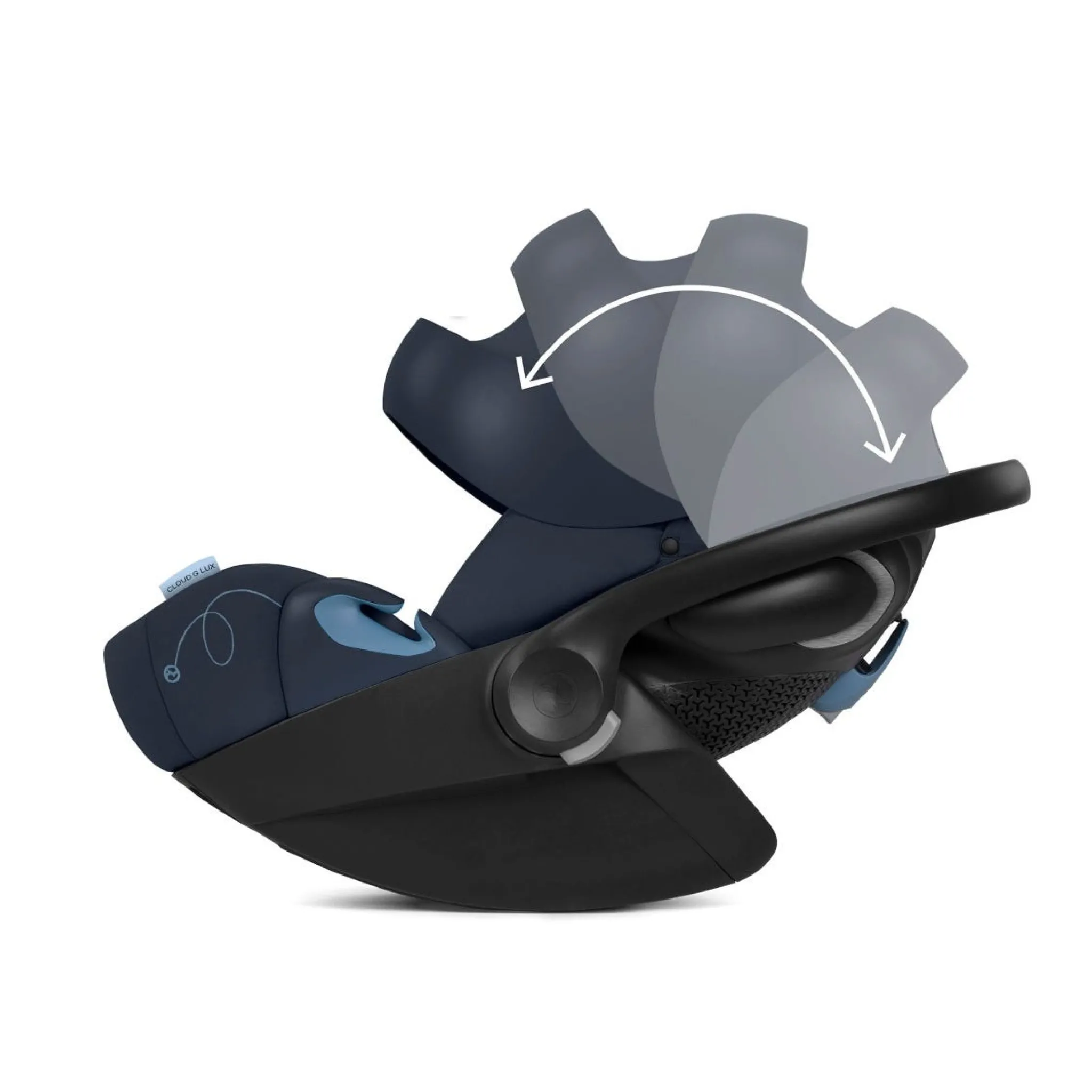 Kids Cybex Cloud G Lux Comfort Extend Infant Car Seat 4-35lb - Ocean Blue