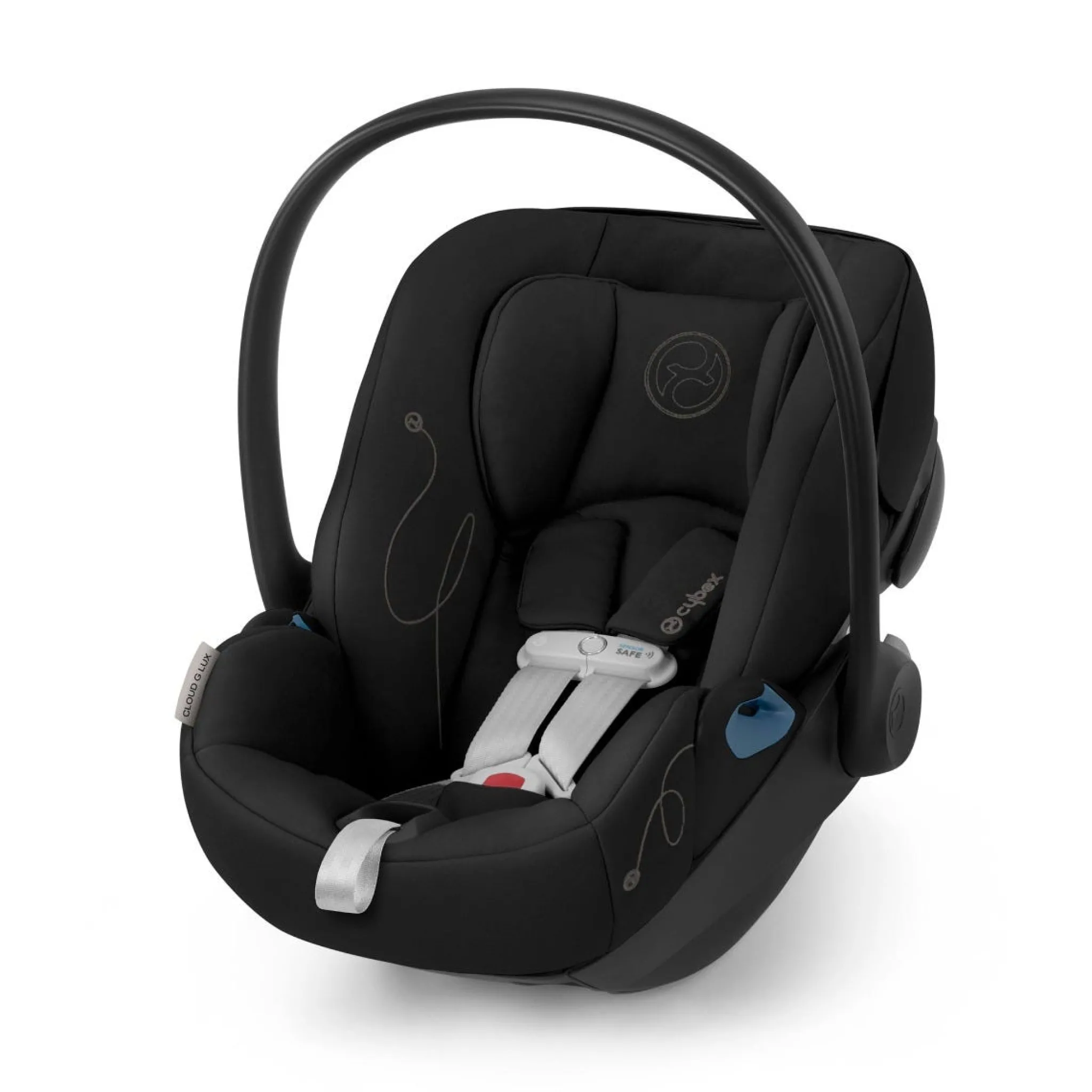 Kids Cybex Car Seats & Booster Seats|Car Seats>Cloud G Lux Comfort Extend Infant Car Seat 4-35lb - Moon Black