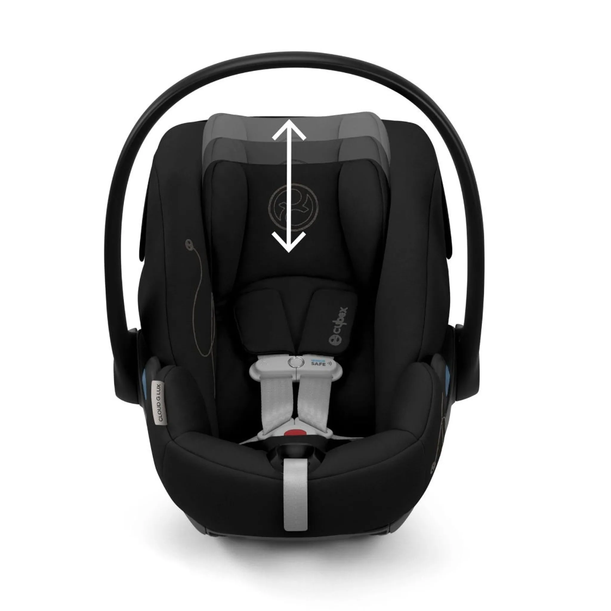 Kids Cybex Car Seats & Booster Seats|Car Seats>Cloud G Lux Comfort Extend Infant Car Seat 4-35lb - Moon Black