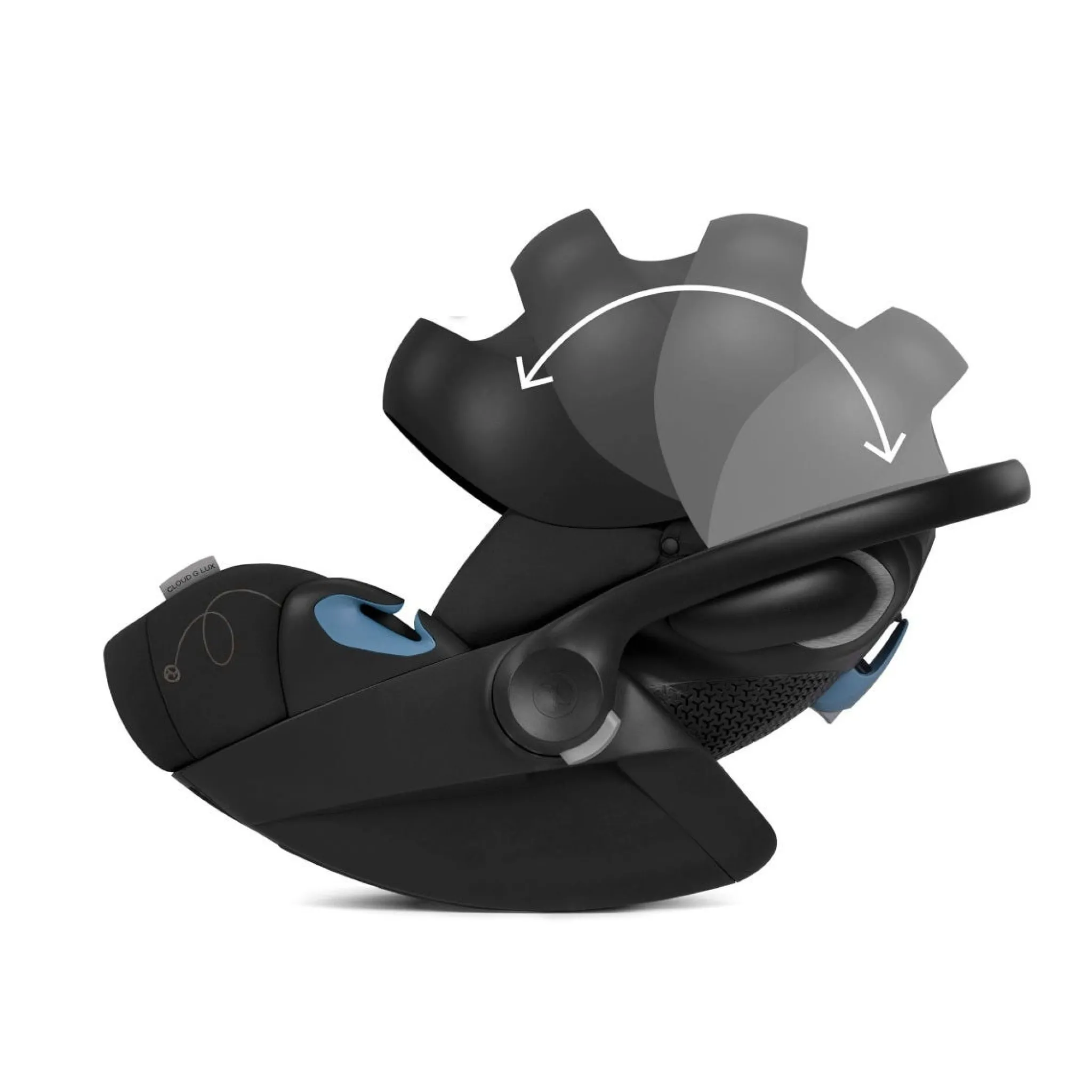 Kids Cybex Car Seats & Booster Seats|Car Seats>Cloud G Lux Comfort Extend Infant Car Seat 4-35lb - Moon Black