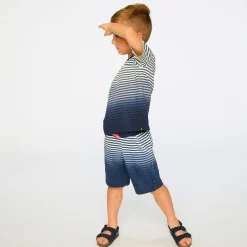 Kids/BOY Deux par Deux Coastal Stripes T-shirt 3-6