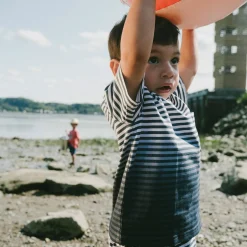 Kids/BOY Deux par Deux Coastal Stripes T-shirt 3-6