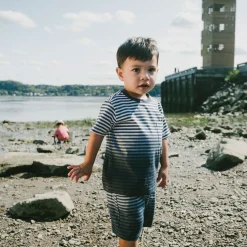Kids/BOY Deux par Deux Coastal Stripes T-shirt 3-6