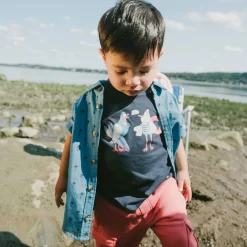 Kids/BOY Deux par Deux Coastal T-shirt 3-6