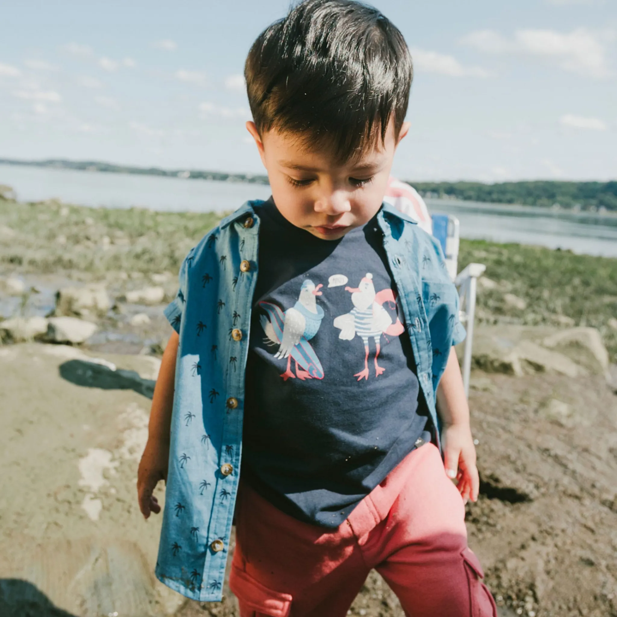 Kids/BOY Deux par Deux Coastal T-shirt 3-6