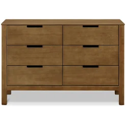 DaVinci Storage Furniture>Colby 6-Drawer Double Dresser - Walnut