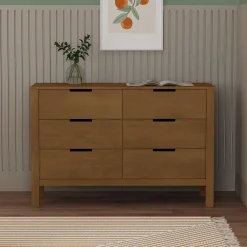 DaVinci Storage Furniture>Colby 6-Drawer Double Dresser - Walnut