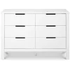 DaVinci Storage Furniture>Colby 6-Drawer Double Dresser - White