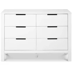 DaVinci Storage Furniture>Colby 6-Drawer Double Dresser - White