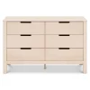 DaVinci Storage Furniture>Colby 6-Drawer Double Dresser - Washed Natural