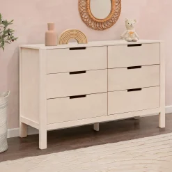 DaVinci Storage Furniture>Colby 6-Drawer Double Dresser - Washed Natural