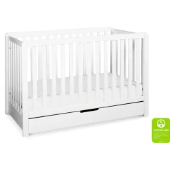 DaVinci Colby 4-in-1 Convertible Crib with Trundle Drawer - White