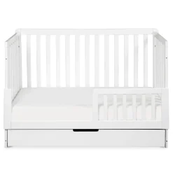 DaVinci Colby 4-in-1 Convertible Crib with Trundle Drawer - White