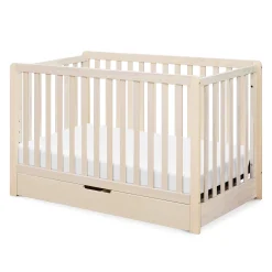 DaVinci Cribs & Mattresses|Cribs & Mattresses>Colby 4-in-1 Convertible Crib with Trundle Drawer - Washed Natural