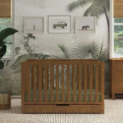 DaVinci Colby 4-in-1 Convertible Crib with Trundle Drawer - Walnut