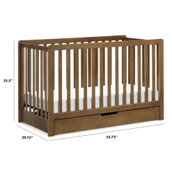 DaVinci Colby 4-in-1 Convertible Crib with Trundle Drawer - Walnut