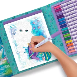 Kids Amuze Color By Number Book Set Nebulous Stars - Nenuphia & Lilya