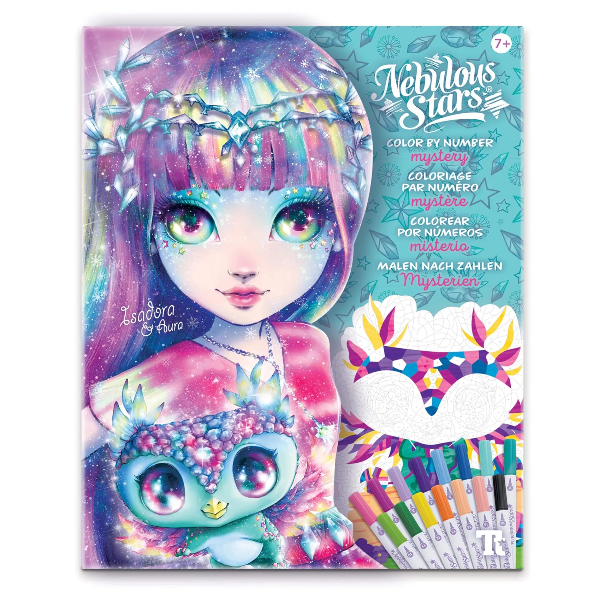 Kids Amuze Diy & Activities>Color By Number Nebulous Stars - Mystery