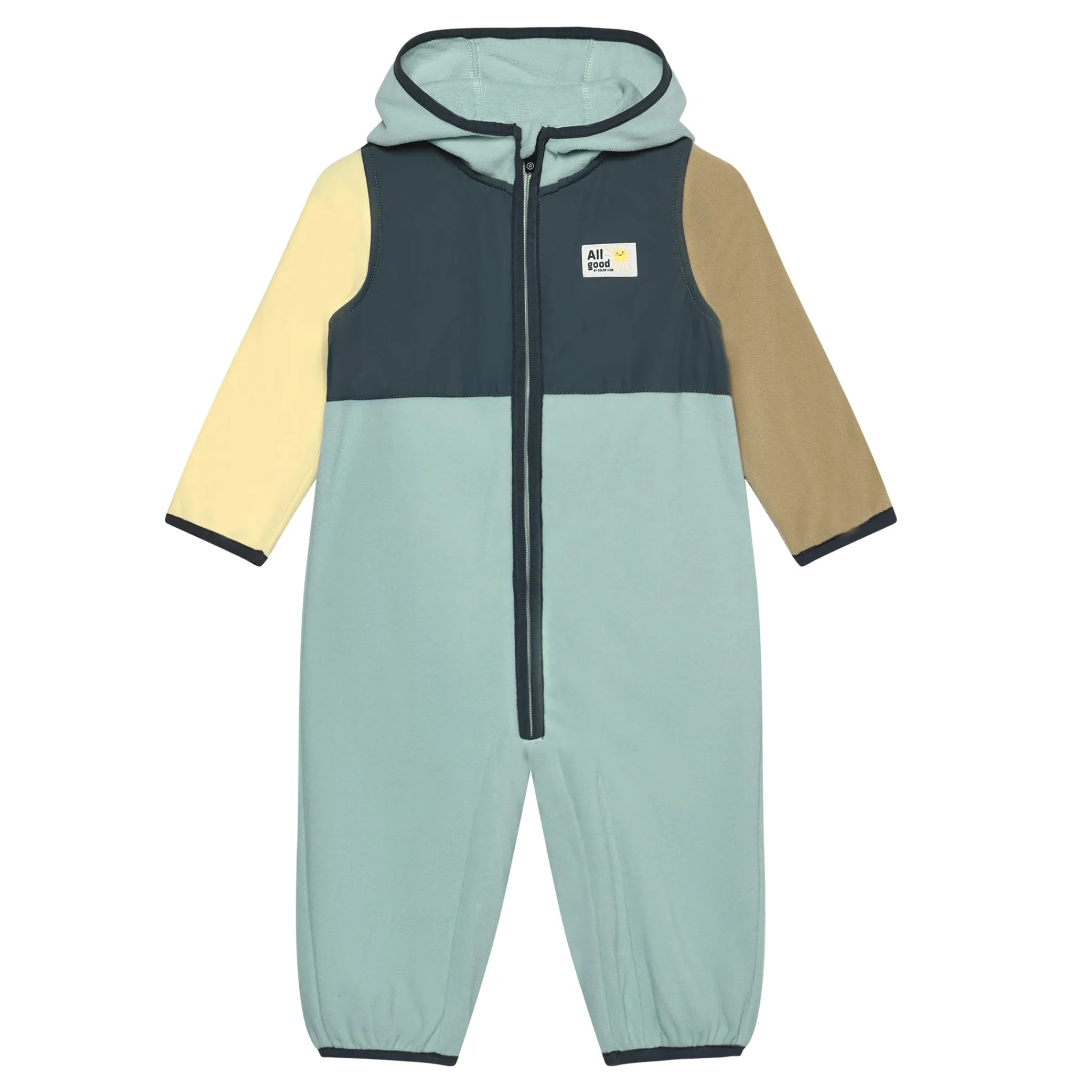 BOY Color Kids Outerwear|Fleeces And Sweatshirts>Colorblock Fleece Suit 9-24m