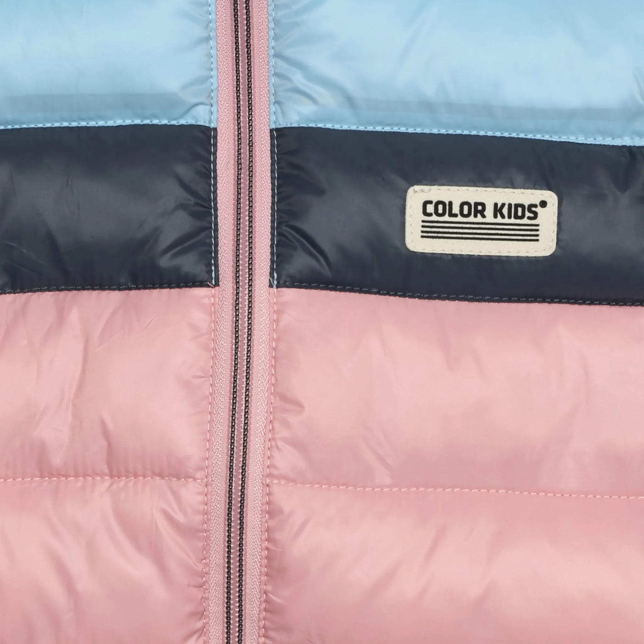 Kids Color Kids Colorblock Quilted Vest 4-8