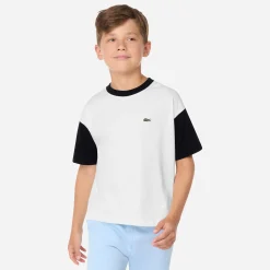 Kids/BOY Lacoste Tops>Colorblock T-shirt 10-16y