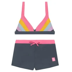 Kids Color Kids Swimsuits>Colorblock Uv Bikini 6-12