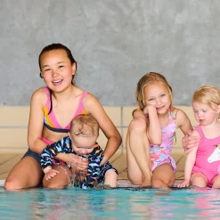 Kids Color Kids Swimsuits>Colorblock Uv Bikini 6-12