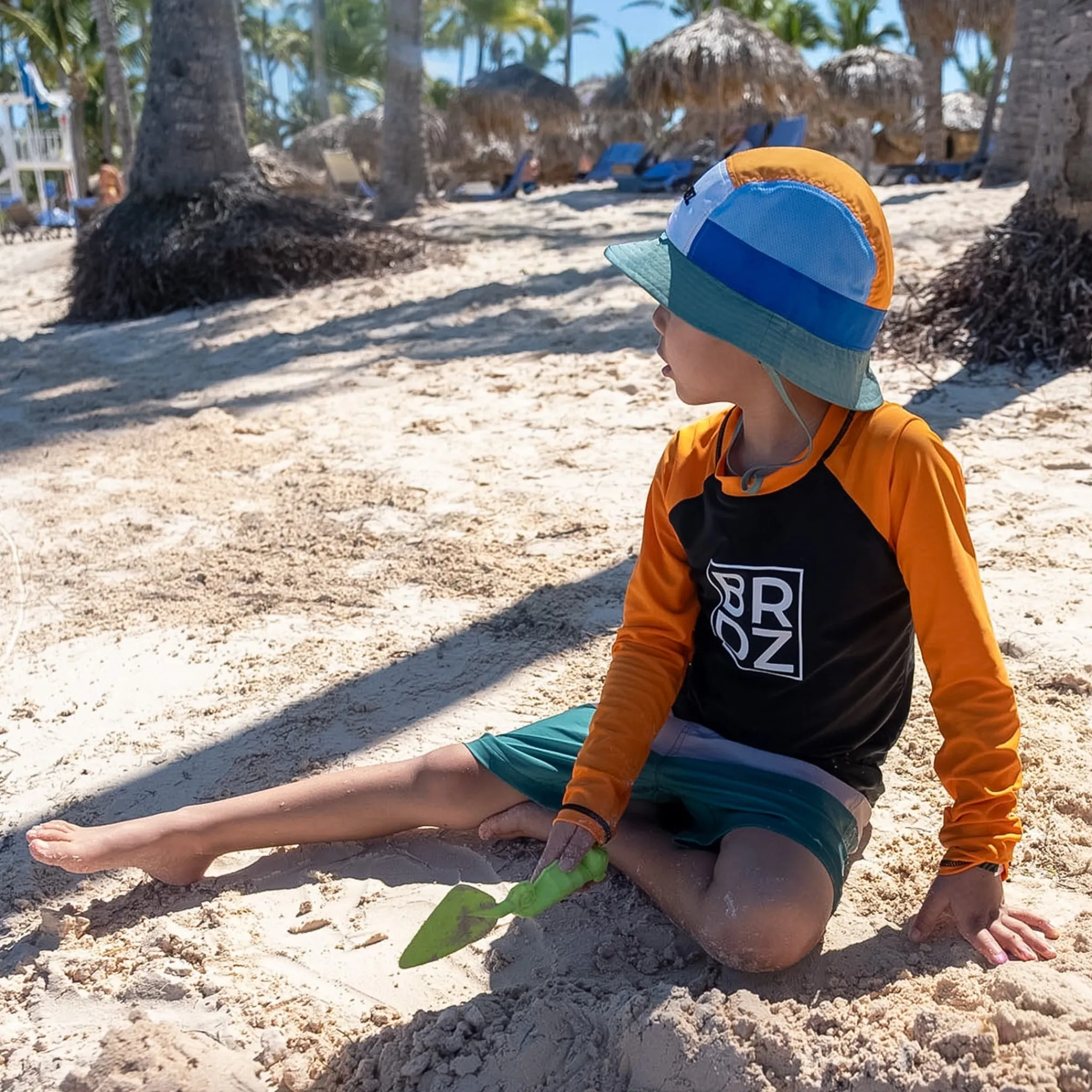 Kids/BOY Birdz Colorblock Uv Swim Shorts 2-10