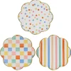 Meri Meri Colorful Pattern Dinner Plates (8)
