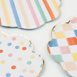 Meri Meri Colorful Pattern Dinner Plates (8)