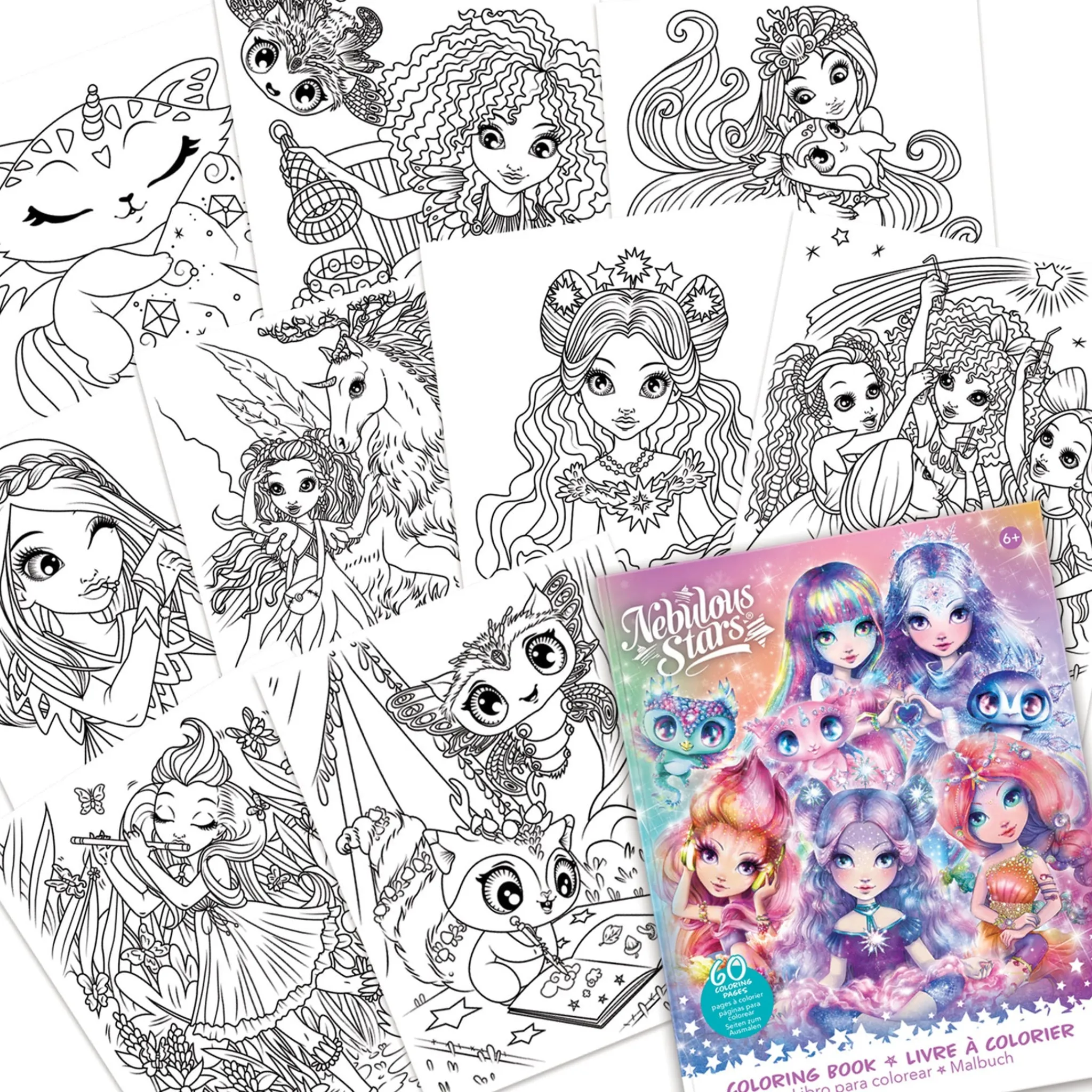 Kids Amuze Coloring Book Nebulous Stars