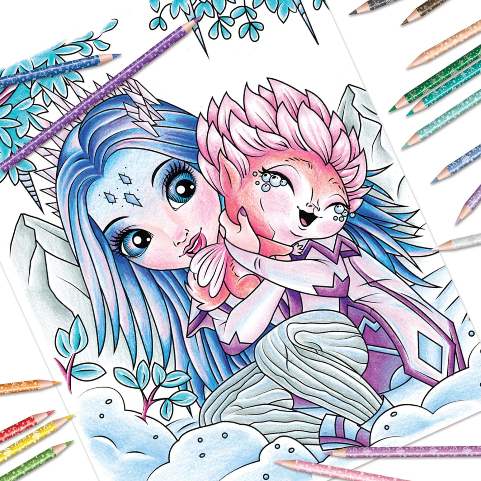 Kids Amuze Coloring Book Nebulous Stars
