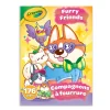 Kids Crayola Colouring Book Furry Friends