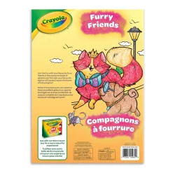 Kids Crayola Colouring Book Furry Friends