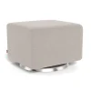 Monte Como Ottoman - Sand / Steel