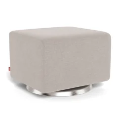 Monte Como Ottoman - Sand / Steel