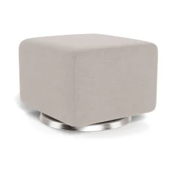 Monte Como Ottoman - Sand / Steel