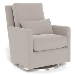 Monte Como Rocking and Swivel Armchair - Sand / Steel