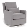Monte Como Rocking and Swivel Armchair - Pepper Grey / Steel