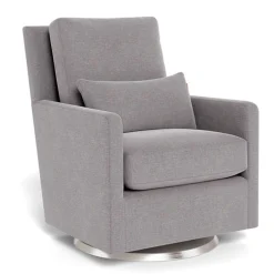 Monte Como Rocking and Swivel Armchair - Pepper Grey / Steel