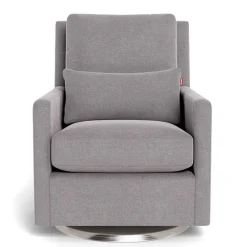 Monte Como Rocking and Swivel Armchair - Pepper Grey / Steel