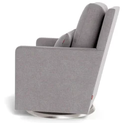 Monte Como Rocking and Swivel Armchair - Pepper Grey / Steel