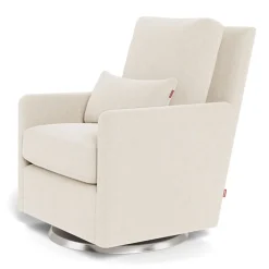 Monte Como Rocking and Swivel Armchair - Dune / Steel