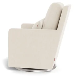 Monte Como Rocking and Swivel Armchair - Dune / Steel