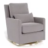 Monte Gliders & Rocking Chairs|Gliders & Rocking Chairs>Como Rocking and Swivel Armchair - Pepper Grey / Gold