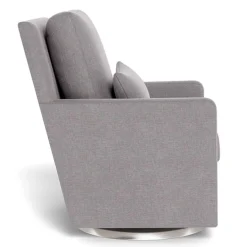 Monte Gliders & Rocking Chairs|Gliders & Rocking Chairs>Como Rocking and Swivel Armchair - Pebble Grey / Steel