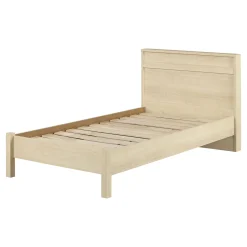South Shore Complete Bed with Headboard - August Bleached Oak